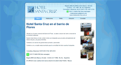 Desktop Screenshot of hotelsanta-cruz.com.ar